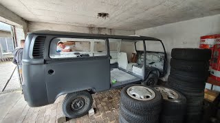 1978 VW T2 Westfalia Berlin Restauration Part 10 Lack [upl. by Vallie786]