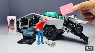 Most Detailde Diecast Model Car 🚗 Tesla Cyber Truck 🚛 No Is Not Copyright💯 Malik Gent Vlog [upl. by Heim]