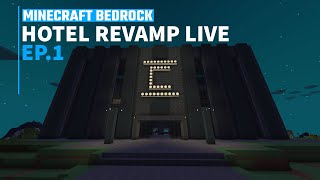 Minecraft Hotel Complete Revamp Episode 1 Minecraft Bedrock Xbox [upl. by Haral]