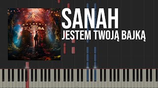 Sanah  Jestem Twoją Bajką Piano Tutorial [upl. by Sheppard]