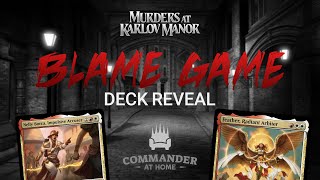 DECK REVEAL Blame Game  Murders at Karlov Manor [upl. by Milli]