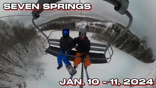 Seven Springs Trip  Seven Springs Pennsylvania  January 10th  11th 2024 [upl. by Akirea]