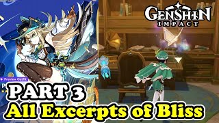 All Excerpts of Bliss Locations PART 3 Broken Sea Genshin Impact [upl. by Esile547]