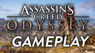 ASSASSINS CREED ODYSSEY 45 Minutes Conquest Naval and Mission Gameplay Exclusive HandsOn Info [upl. by Aeslahc842]