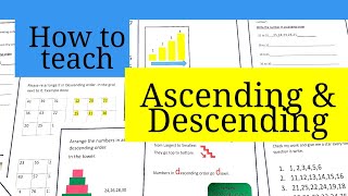 Teach Ascending and Descending Order to Kids in 5 Minutes Correct and Fun Way to Learn [upl. by Silisav]