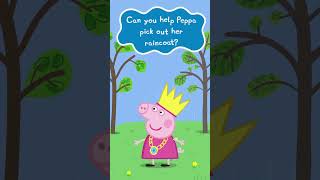 Spot Peppas Raincoat ☔️ PeppaPig Shorts [upl. by Savanna]