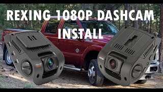 Rexing V1 1080P DashCam Installation  Ford Upfitter Switch [upl. by Yntrok]