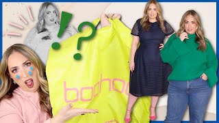 BOOHOO REDEMPTION Boohoo Plus Size Try On Haul [upl. by Lunseth]