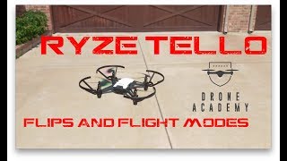 Ryze Tello Hands On  Flips amp Flight Modes [upl. by Galan]