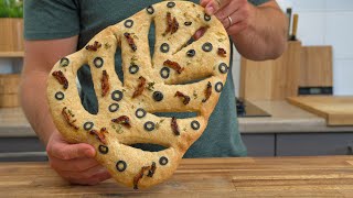 Fougasse simple et rapide parfaite pour lapéritif [upl. by Lachish]