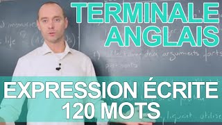 Expression écrite  120 mots  Le rappel de cours  ANGLAIS  Terminale  Les Bons Profs [upl. by Yllet]