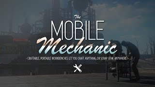 The Mobile Mechanic  Portable Crafting Mod Review for Fallout 4 [upl. by Yraek949]