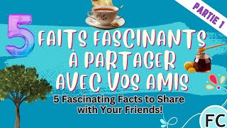 5 Fascinating Facts to Share with Your Friends facts fascinatingfacts frenchquiz viralvideo [upl. by Condon]