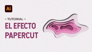 😱 Crear EFECTO PAPERCUT en ADOBE ILLUSTRATOR 2022 [upl. by Naleek]