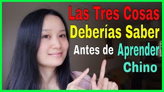 🔴Las 3 cosas que deberías saber antes de aprender chino😯  Learn Chinese Aprender Chino [upl. by Ttelrats698]