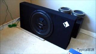 Blown Rockford Fosgate R2S1X12 LookDemo [upl. by Siroled733]