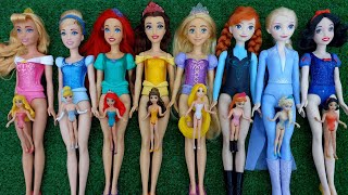 Disney Princess Doll Makeover DIY Miniature Ideas for Barbie Wig Derss Feceup Barbie dolls [upl. by Lacy]