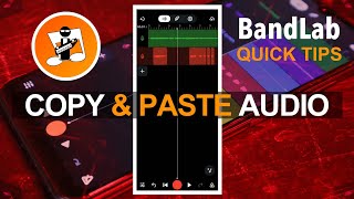 How to copy and paste audio in Bandlab [upl. by Ellene]