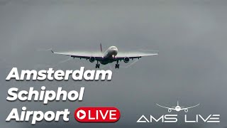 🔴 LIVE StormPia at Amsterdam Schiphol Airport  6 goarounds [upl. by Audie358]