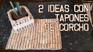 2 Ideas con Tapones de Corcho Reciclados [upl. by Samala314]