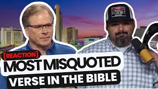 Reacting to Cross Examined The Most Misquoted Verse in the Bible  My Analysis amp Insights [upl. by Nimajnab]