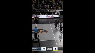 Top Plays Michelle Urquhart vs Michigan  Iowa Volleyball  10252024 [upl. by Onitnatsnoc61]