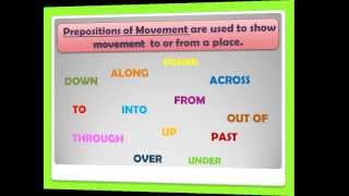 Prepositions of Movement [upl. by Greenfield]