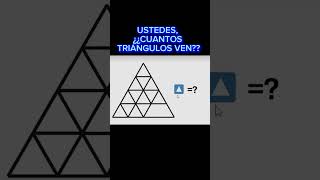 ¿Cuantos Triángulos ves 🔼🔼 [upl. by Ddat]