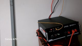 Pylontech lithium battery Connection amp sitting with Nitrox X inverex 12 kw [upl. by Elyak11]