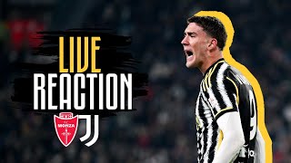 🔴 WATCH NOW MONZA VS JUVENTUS  LIVE REACTION 💪⚪⚫ [upl. by Ahsikan537]