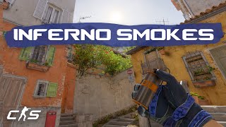 CS2 Inferno  EVERY TSide Inferno Smoke in UNDER 5 MINUTES [upl. by Kemme207]