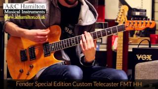 Fender Special Edition Custom Telecaster FMT HH [upl. by Ettigdirb]