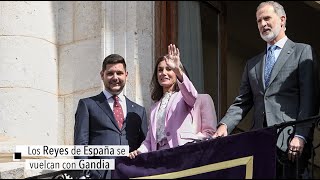 Los Reyes de España se vuelcan con Gandia [upl. by Aibos762]