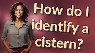 How do I identify a cistern [upl. by Janeva]