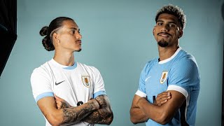 Presentación de la nueva camiseta de Uruguay para la Copa América 2024 [upl. by Sykes76]