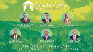 Sunday Night  Catawba County Baptist Campmeeting  Pastor Daniel Buchanan  81124 [upl. by Murdoch949]