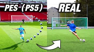 RECREATING GOALS WE SCORE IN PES NEXT GEN PS5 [upl. by Quartana]