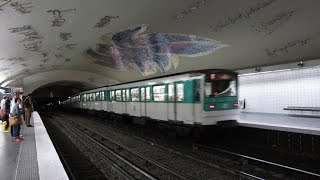 Paris Métro 10  Cluny La Sorbonne [upl. by Audre211]