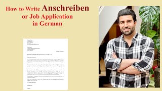 How to Write Anschreiben or Job Application in German [upl. by Naig]