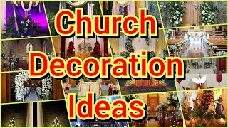 Church Decoration  Church Decor Ideas  Church Design Inspiration Church DecorChurch Stage Design [upl. by Wrigley]