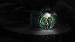 Camera lens Photoshop manipulation Quick and easy photoshop tutorial photomanipulation [upl. by Egas520]