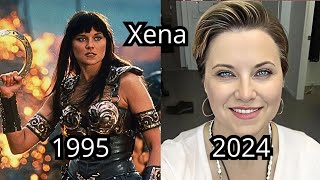 XENA WARRIOR PRINCESS ★19952001★ cast then and now 2024 Beforeafter20 xenawarriorprincess [upl. by Aneryc806]