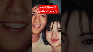 RUSTOM PADILLA AND CARMINA VILLAROEL SWEET MOMENTS [upl. by Hannahs]