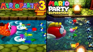 Evolution of Cheep Cheep Chase in Mario Party 20002021 [upl. by Daloris]