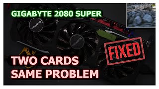 Gigabyte 2080 S Repair  Two Cards Same Problem [upl. by Eddina]