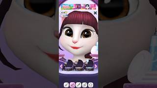 Angelas Makeover viralvideo mytalkingangela2 hairstyle talkinangela youtubeshorts [upl. by Beetner]