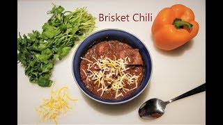 How to turn Smoked Brisket into Chili made in Crockpot [upl. by Oisangi]