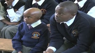 Boy who made Uhuru laugh joins Form One [upl. by Knuth]