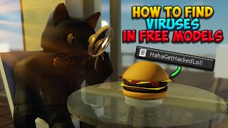 How to find Viruses in Free Models Roblox [upl. by Shorter]