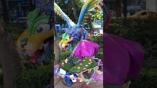 El Nagual alebrije del maestro Ricardo Linares en Paseo de la Reforma [upl. by Eibbor]